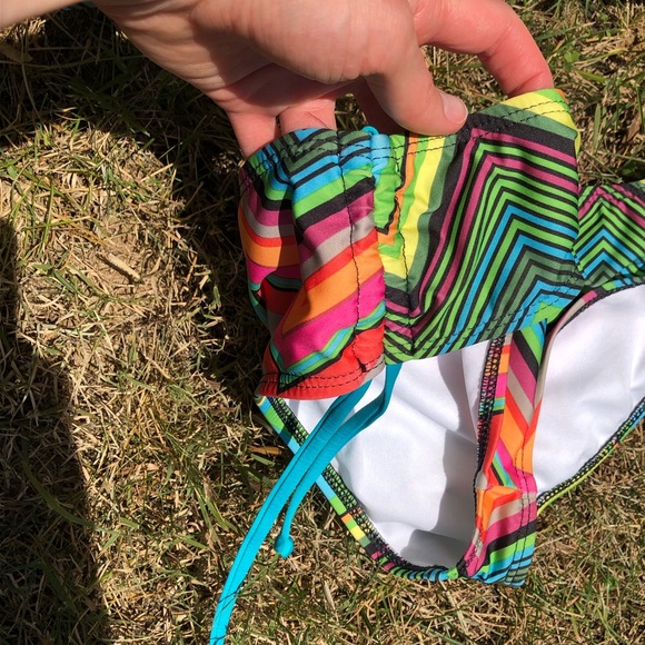 Ella Moss caravan cross-back stripe bikini S - Picture 4 of 10